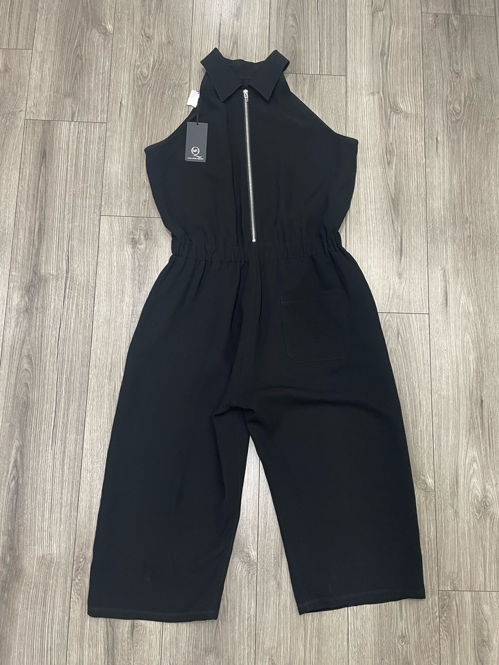 Alexander McQueen Women's Black Jumpsuit Romper Size 44 With Pockets
